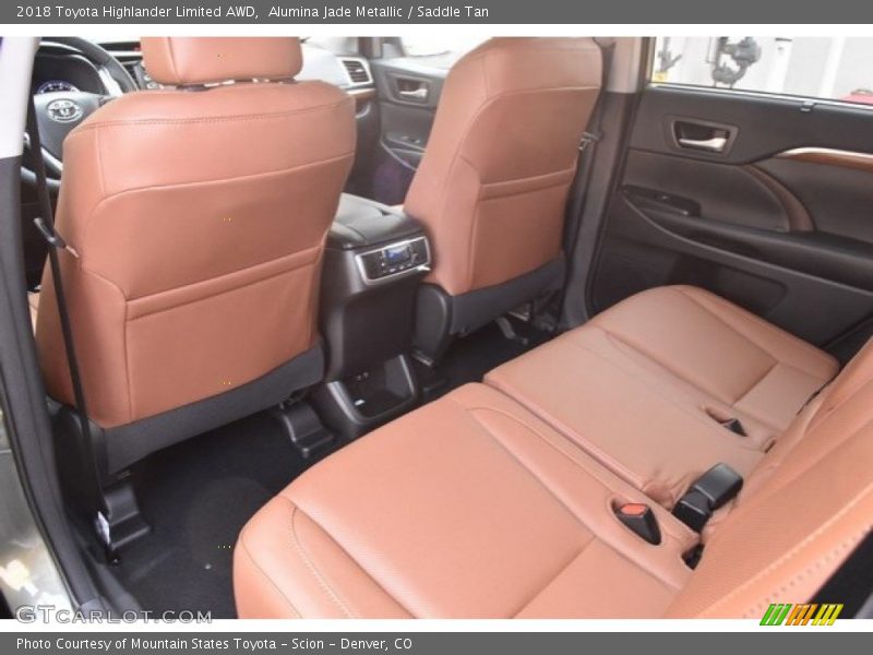 Alumina Jade Metallic / Saddle Tan 2018 Toyota Highlander Limited AWD