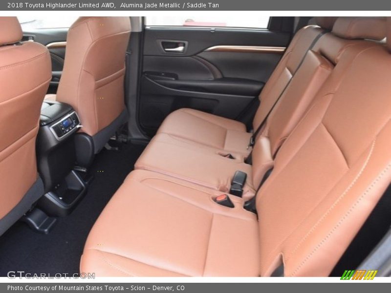 Alumina Jade Metallic / Saddle Tan 2018 Toyota Highlander Limited AWD