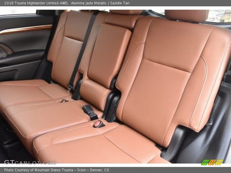 Alumina Jade Metallic / Saddle Tan 2018 Toyota Highlander Limited AWD