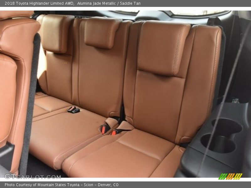 Alumina Jade Metallic / Saddle Tan 2018 Toyota Highlander Limited AWD