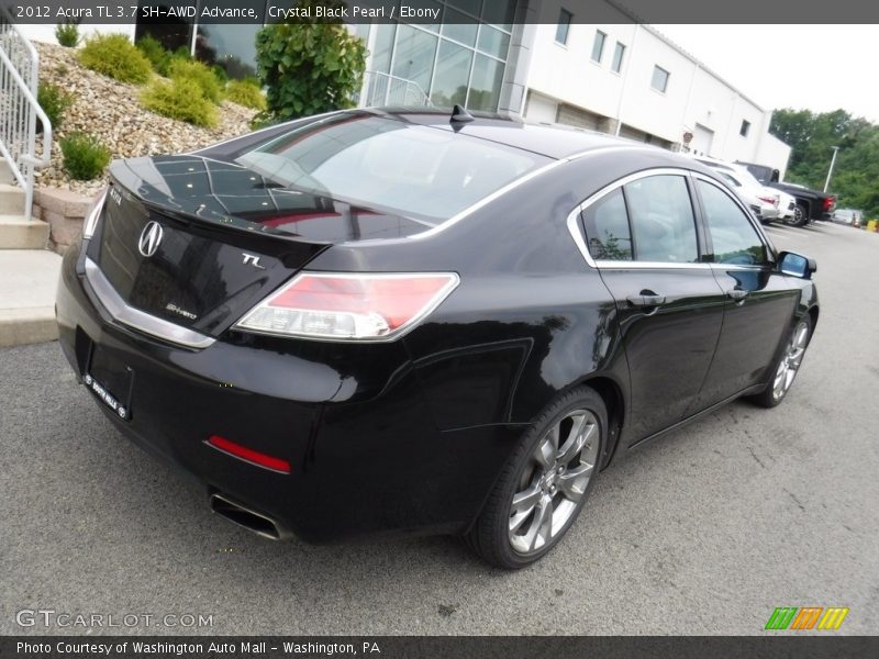 Crystal Black Pearl / Ebony 2012 Acura TL 3.7 SH-AWD Advance