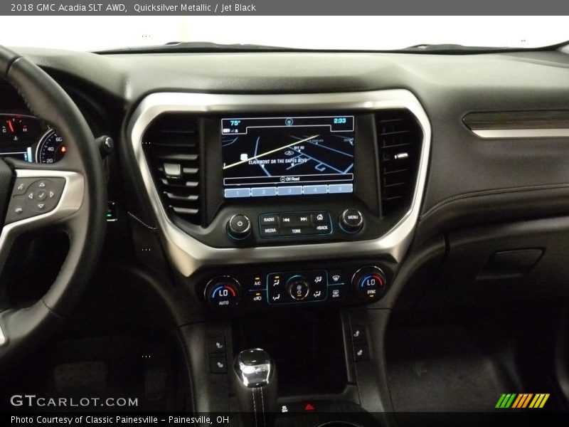 Quicksilver Metallic / Jet Black 2018 GMC Acadia SLT AWD