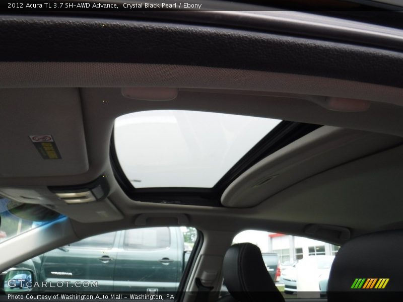 Crystal Black Pearl / Ebony 2012 Acura TL 3.7 SH-AWD Advance