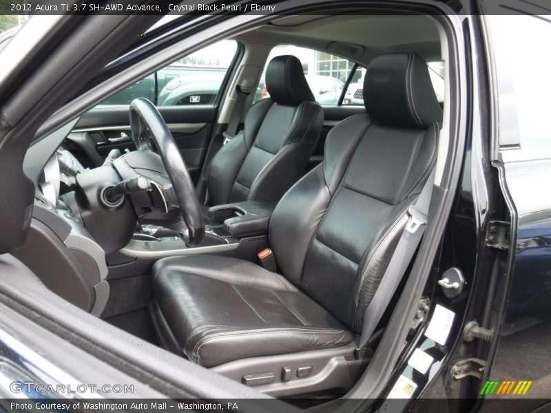 Crystal Black Pearl / Ebony 2012 Acura TL 3.7 SH-AWD Advance