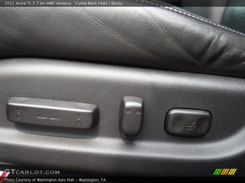 Crystal Black Pearl / Ebony 2012 Acura TL 3.7 SH-AWD Advance