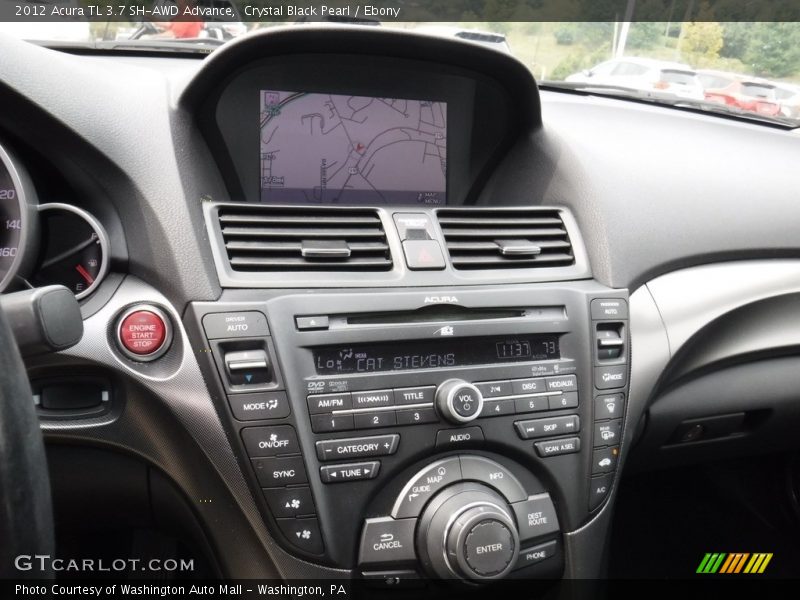 Crystal Black Pearl / Ebony 2012 Acura TL 3.7 SH-AWD Advance