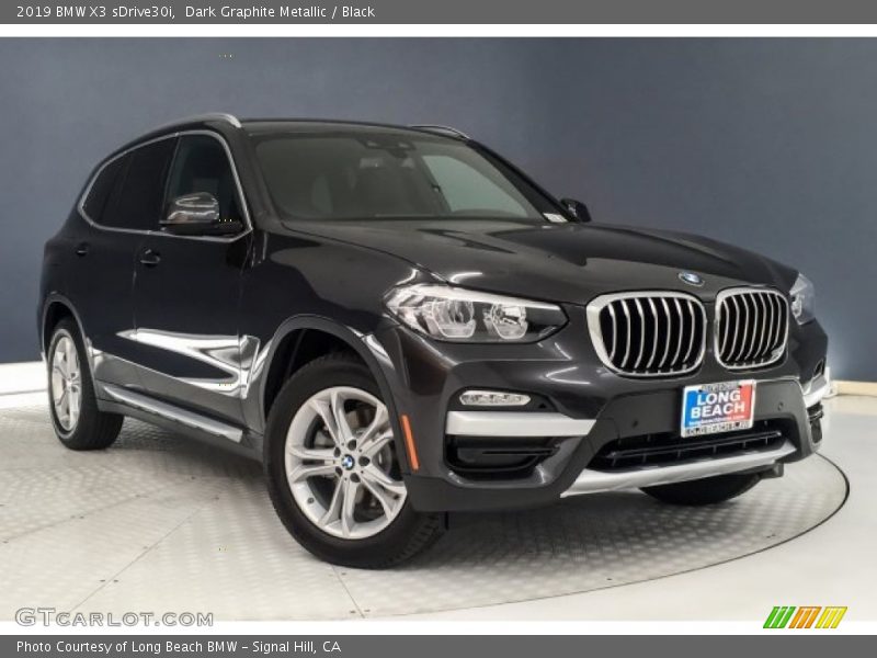Dark Graphite Metallic / Black 2019 BMW X3 sDrive30i