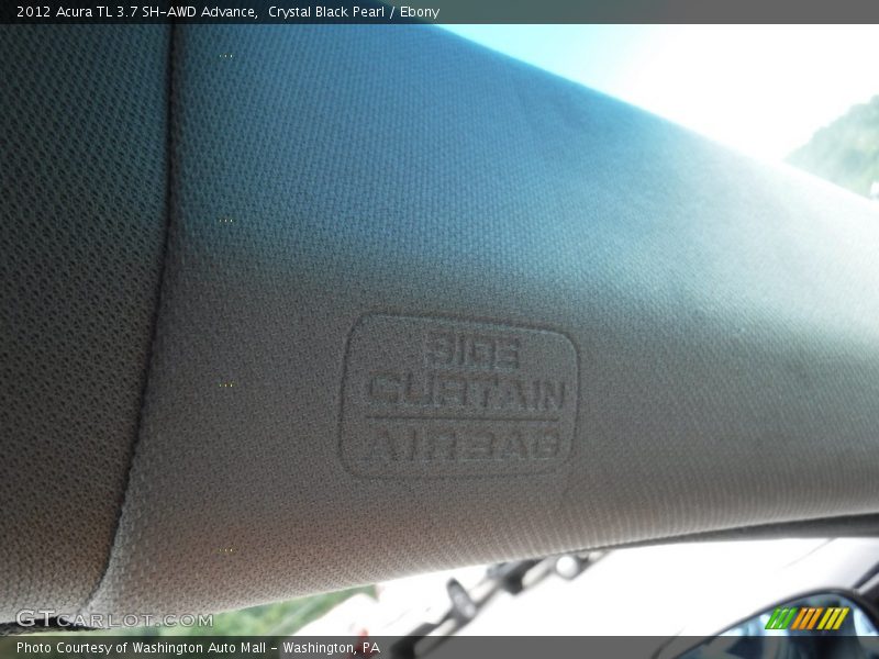Crystal Black Pearl / Ebony 2012 Acura TL 3.7 SH-AWD Advance