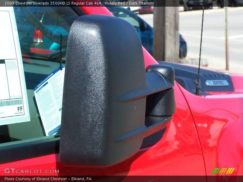 Victory Red / Dark Titanium 2009 Chevrolet Silverado 3500HD LS Regular Cab 4x4
