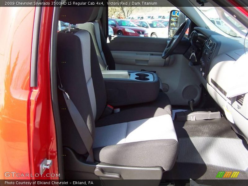 Victory Red / Dark Titanium 2009 Chevrolet Silverado 3500HD LS Regular Cab 4x4