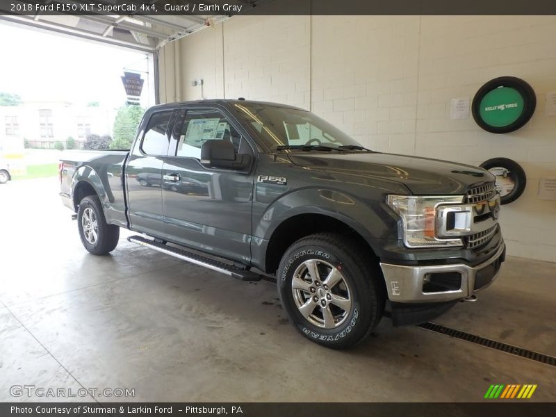 Guard / Earth Gray 2018 Ford F150 XLT SuperCab 4x4