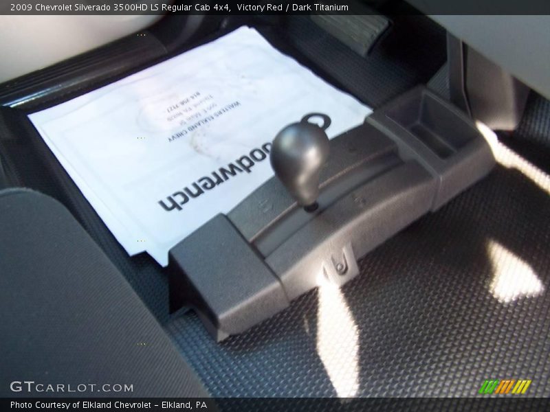 Victory Red / Dark Titanium 2009 Chevrolet Silverado 3500HD LS Regular Cab 4x4
