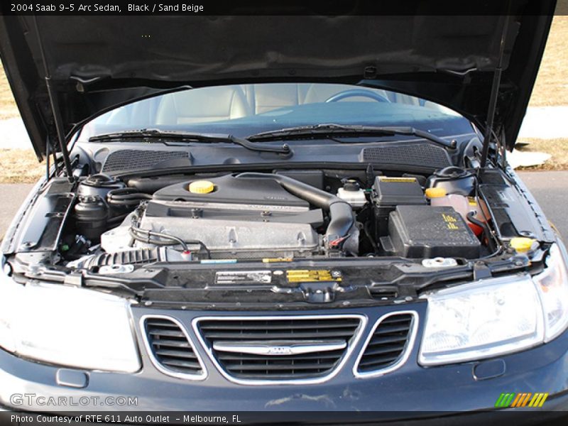 Black / Sand Beige 2004 Saab 9-5 Arc Sedan