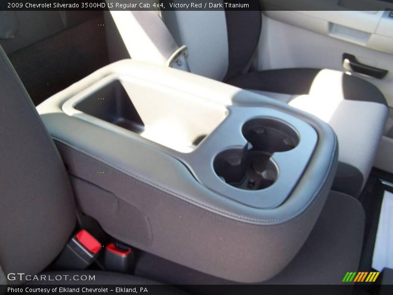 Victory Red / Dark Titanium 2009 Chevrolet Silverado 3500HD LS Regular Cab 4x4
