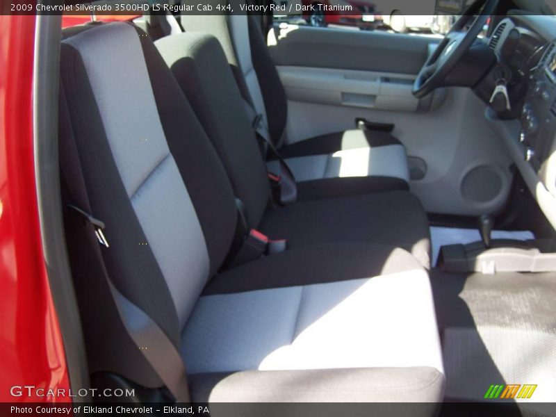 Victory Red / Dark Titanium 2009 Chevrolet Silverado 3500HD LS Regular Cab 4x4
