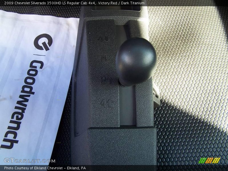 Victory Red / Dark Titanium 2009 Chevrolet Silverado 3500HD LS Regular Cab 4x4