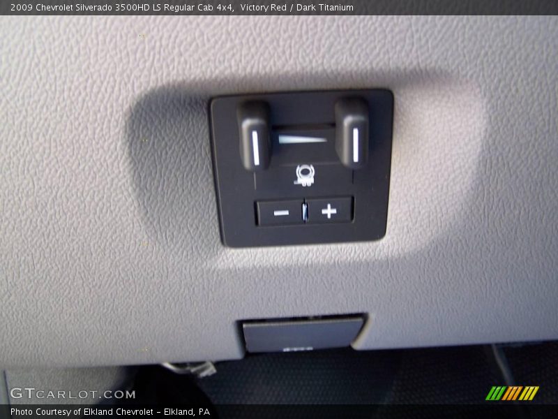 Victory Red / Dark Titanium 2009 Chevrolet Silverado 3500HD LS Regular Cab 4x4