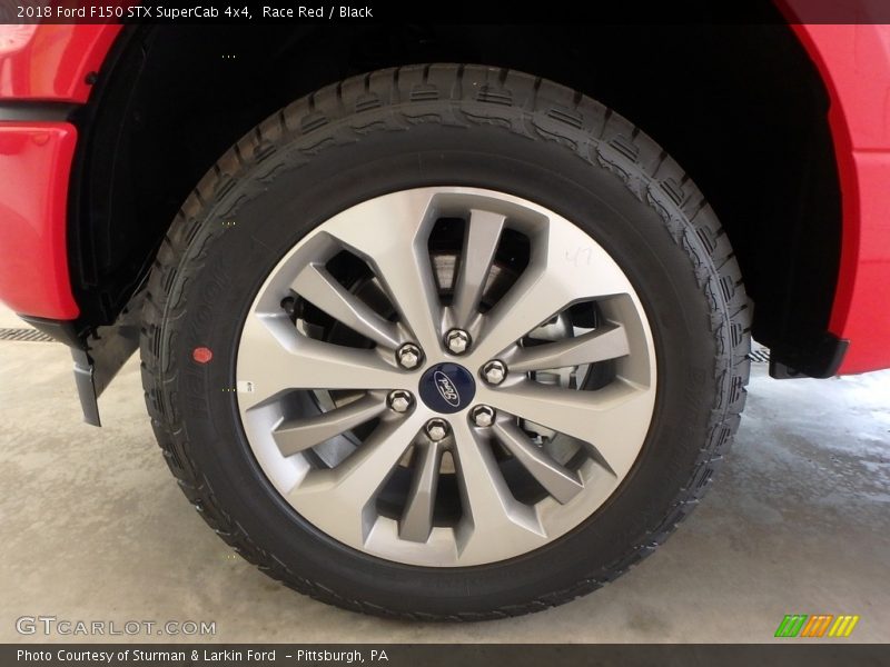 Race Red / Black 2018 Ford F150 STX SuperCab 4x4