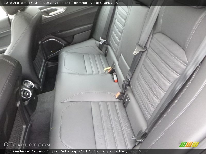 Rear Seat of 2018 Giulia Ti AWD