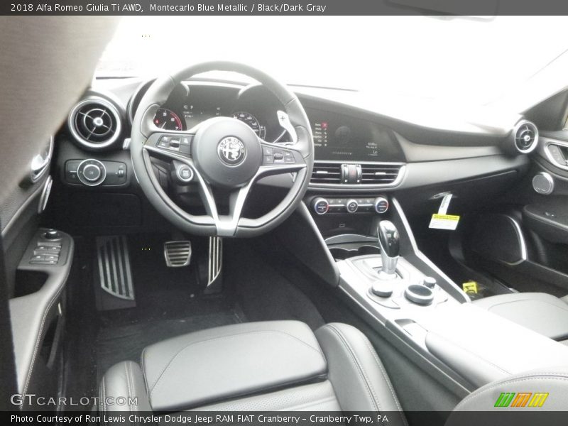 Dashboard of 2018 Giulia Ti AWD