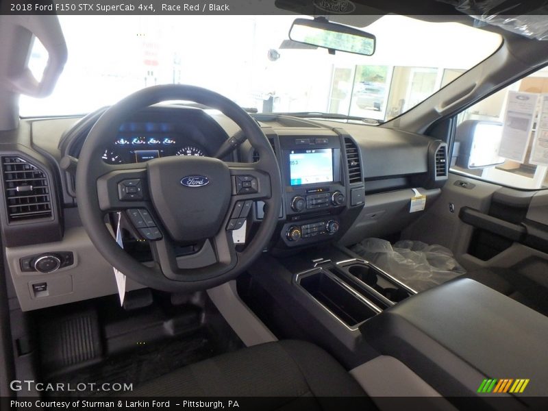 Race Red / Black 2018 Ford F150 STX SuperCab 4x4