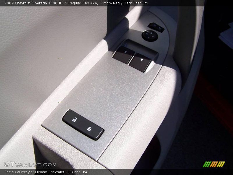 Victory Red / Dark Titanium 2009 Chevrolet Silverado 3500HD LS Regular Cab 4x4