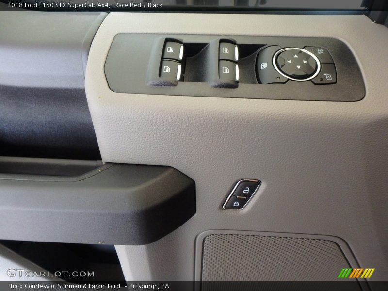 Race Red / Black 2018 Ford F150 STX SuperCab 4x4