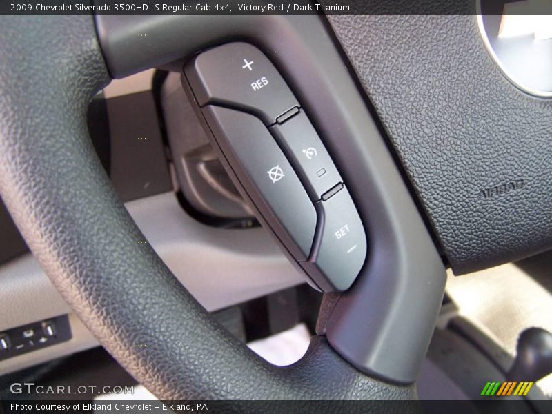 Victory Red / Dark Titanium 2009 Chevrolet Silverado 3500HD LS Regular Cab 4x4