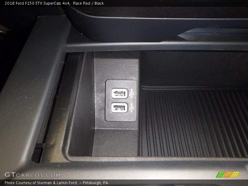 Race Red / Black 2018 Ford F150 STX SuperCab 4x4