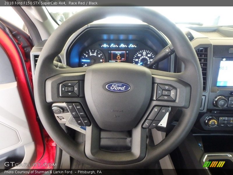 Race Red / Black 2018 Ford F150 STX SuperCab 4x4