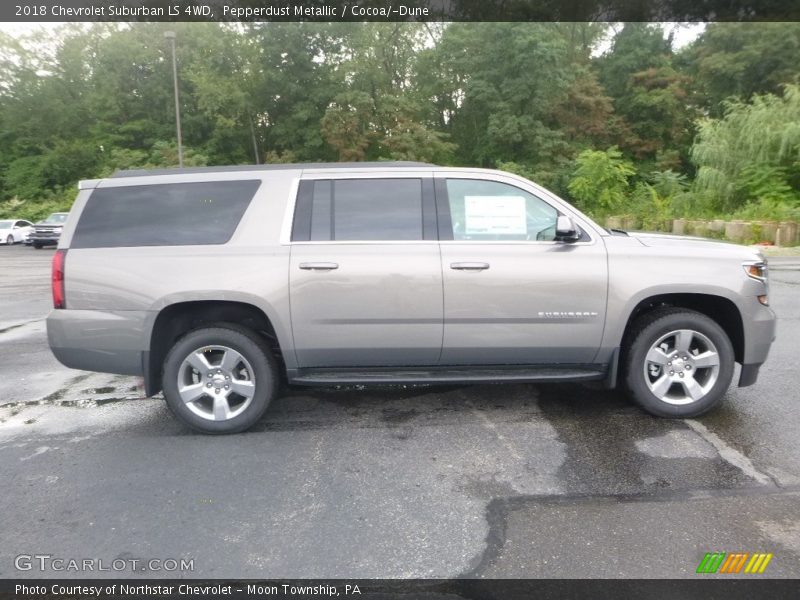 Pepperdust Metallic / Cocoa/­Dune 2018 Chevrolet Suburban LS 4WD