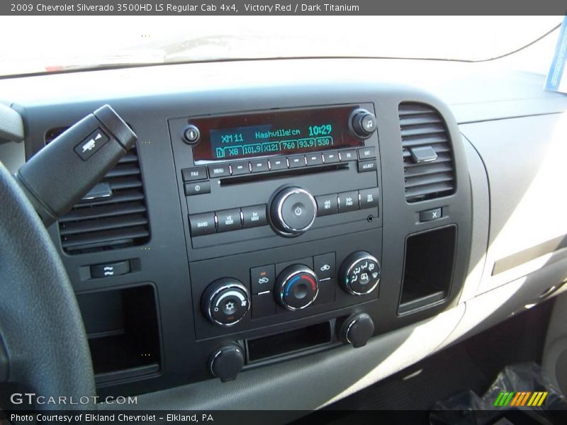 Victory Red / Dark Titanium 2009 Chevrolet Silverado 3500HD LS Regular Cab 4x4