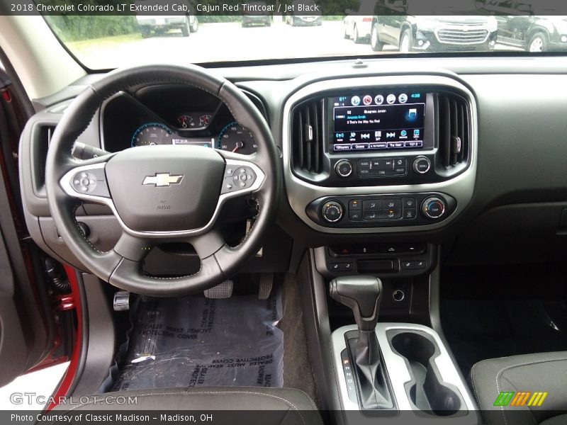 Cajun Red Tintcoat / Jet Black 2018 Chevrolet Colorado LT Extended Cab