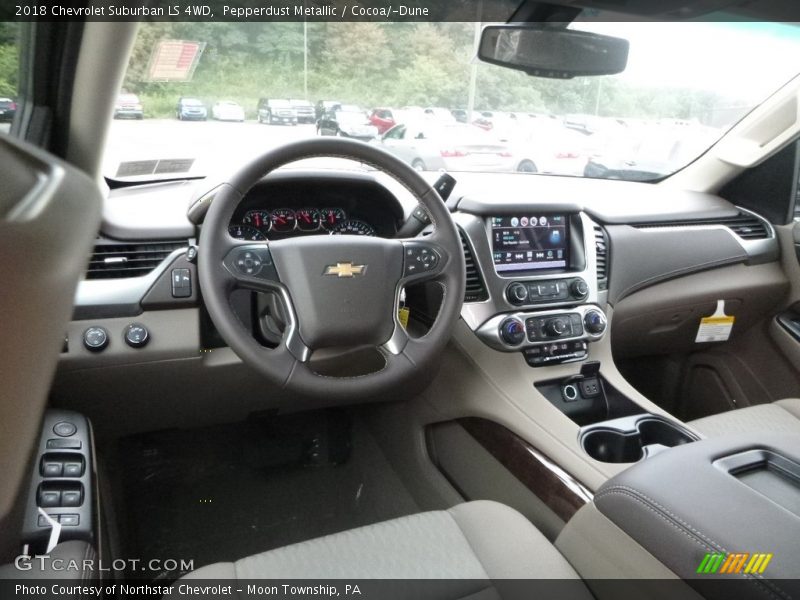 Pepperdust Metallic / Cocoa/­Dune 2018 Chevrolet Suburban LS 4WD