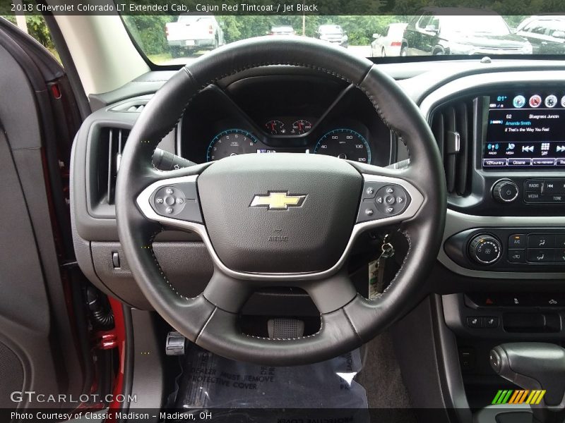 Cajun Red Tintcoat / Jet Black 2018 Chevrolet Colorado LT Extended Cab