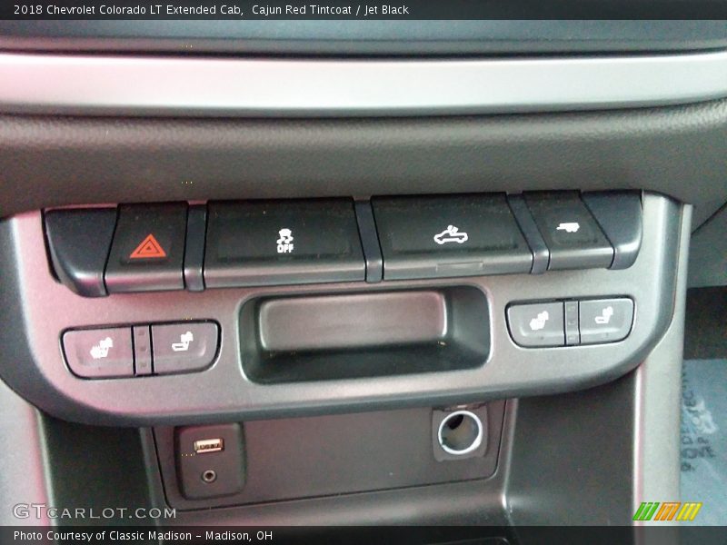 Cajun Red Tintcoat / Jet Black 2018 Chevrolet Colorado LT Extended Cab