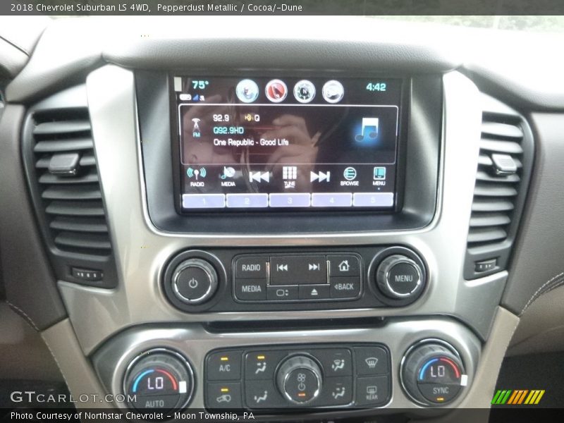 Pepperdust Metallic / Cocoa/­Dune 2018 Chevrolet Suburban LS 4WD