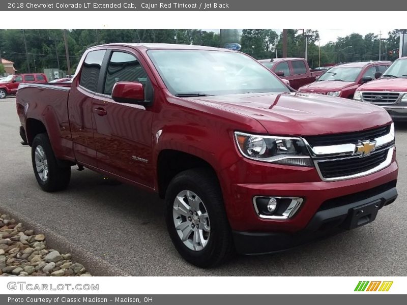 Cajun Red Tintcoat / Jet Black 2018 Chevrolet Colorado LT Extended Cab