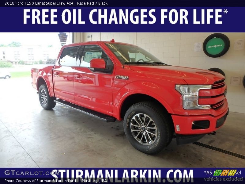 Race Red / Black 2018 Ford F150 Lariat SuperCrew 4x4