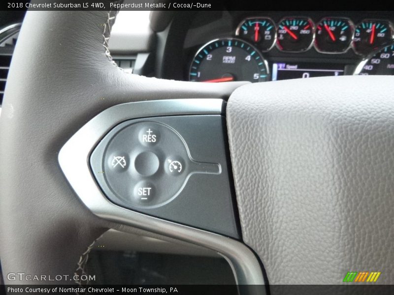 Pepperdust Metallic / Cocoa/­Dune 2018 Chevrolet Suburban LS 4WD