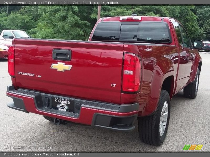 Cajun Red Tintcoat / Jet Black 2018 Chevrolet Colorado LT Extended Cab