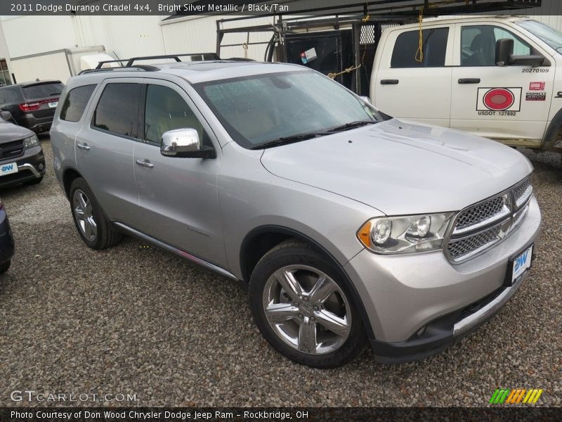 Bright Silver Metallic / Black/Tan 2011 Dodge Durango Citadel 4x4