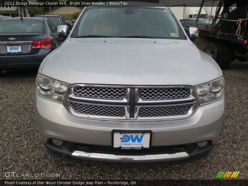 Bright Silver Metallic / Black/Tan 2011 Dodge Durango Citadel 4x4