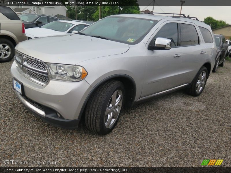 Bright Silver Metallic / Black/Tan 2011 Dodge Durango Citadel 4x4