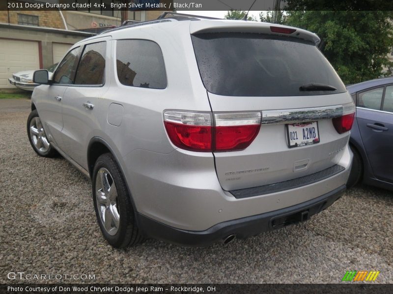 Bright Silver Metallic / Black/Tan 2011 Dodge Durango Citadel 4x4