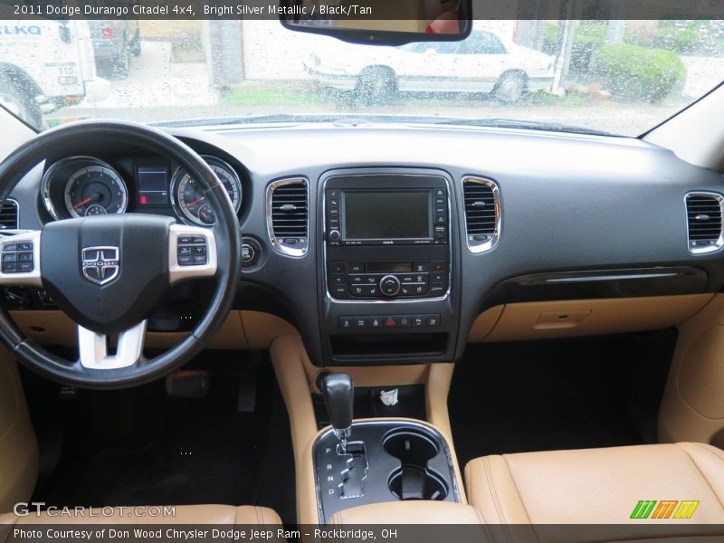Bright Silver Metallic / Black/Tan 2011 Dodge Durango Citadel 4x4