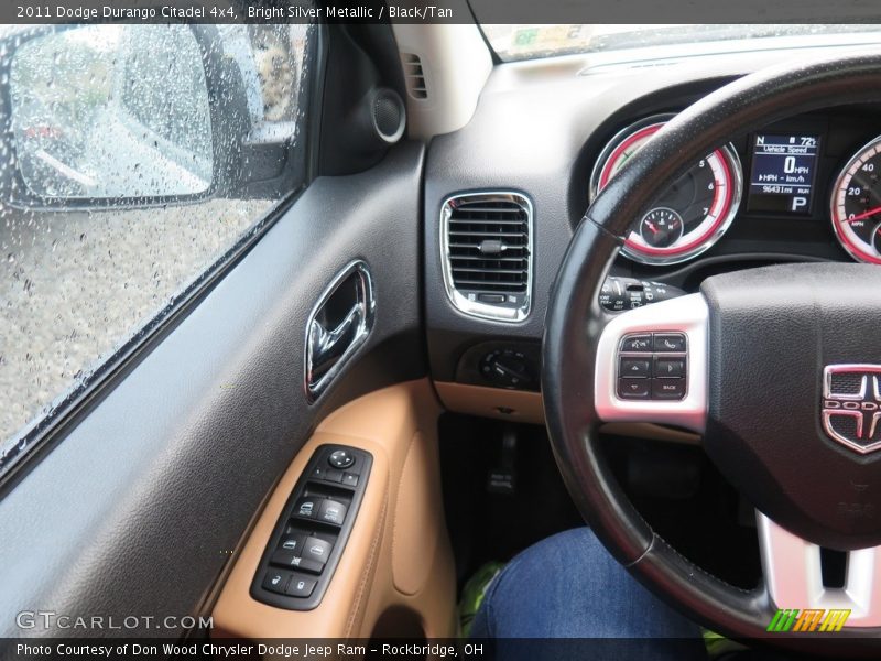 Bright Silver Metallic / Black/Tan 2011 Dodge Durango Citadel 4x4