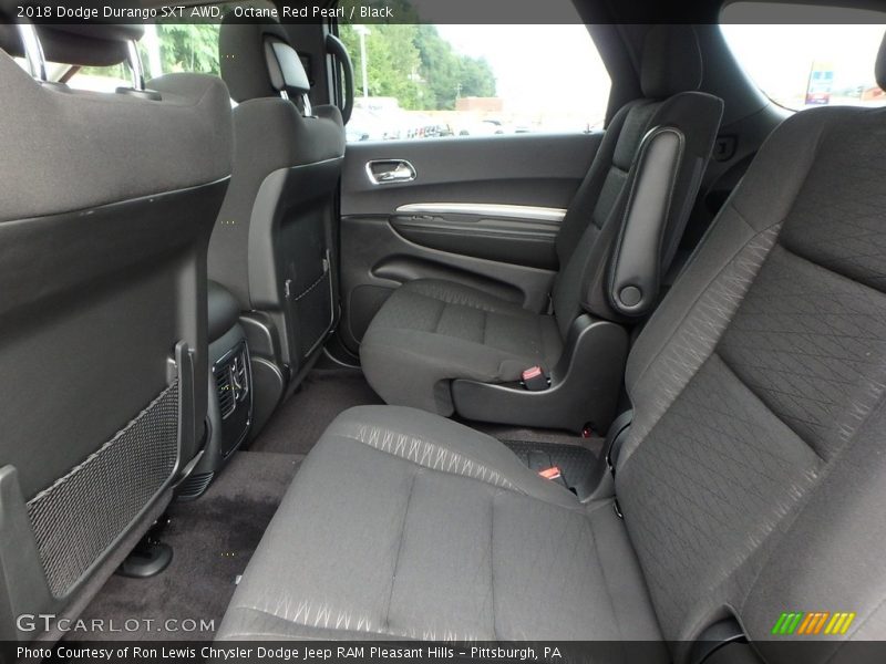 Octane Red Pearl / Black 2018 Dodge Durango SXT AWD