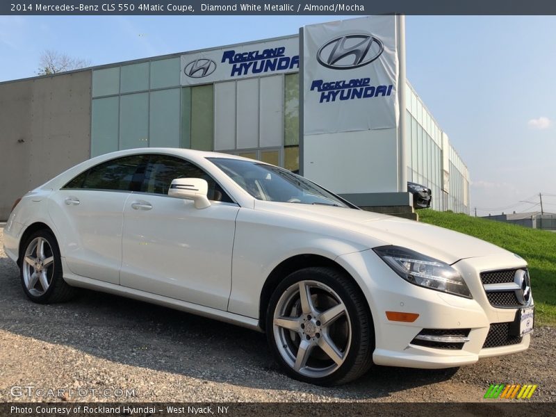 Diamond White Metallic / Almond/Mocha 2014 Mercedes-Benz CLS 550 4Matic Coupe