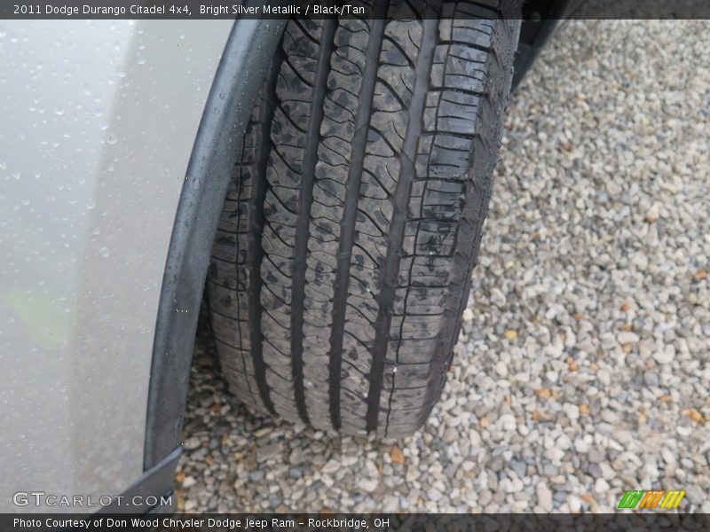 Bright Silver Metallic / Black/Tan 2011 Dodge Durango Citadel 4x4